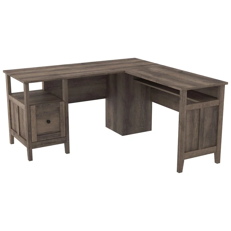 Arlenbry - Gray - Home Office Desk - With Return