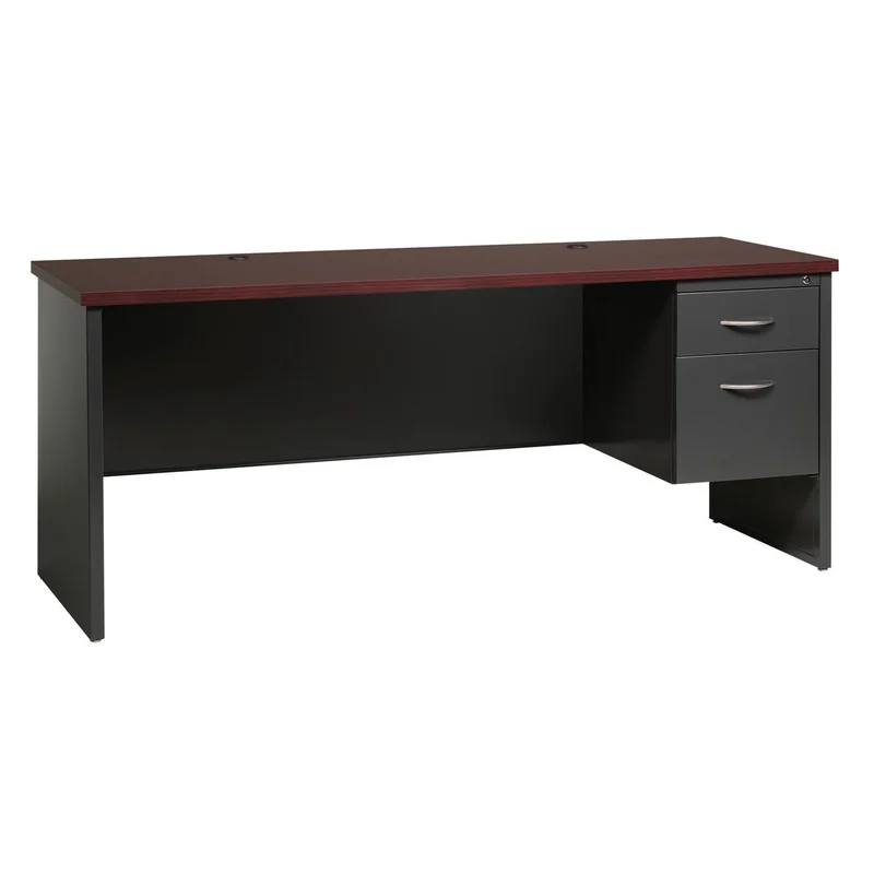 Bedford 48"W Mobile Single Pedestal Teacher's Desk