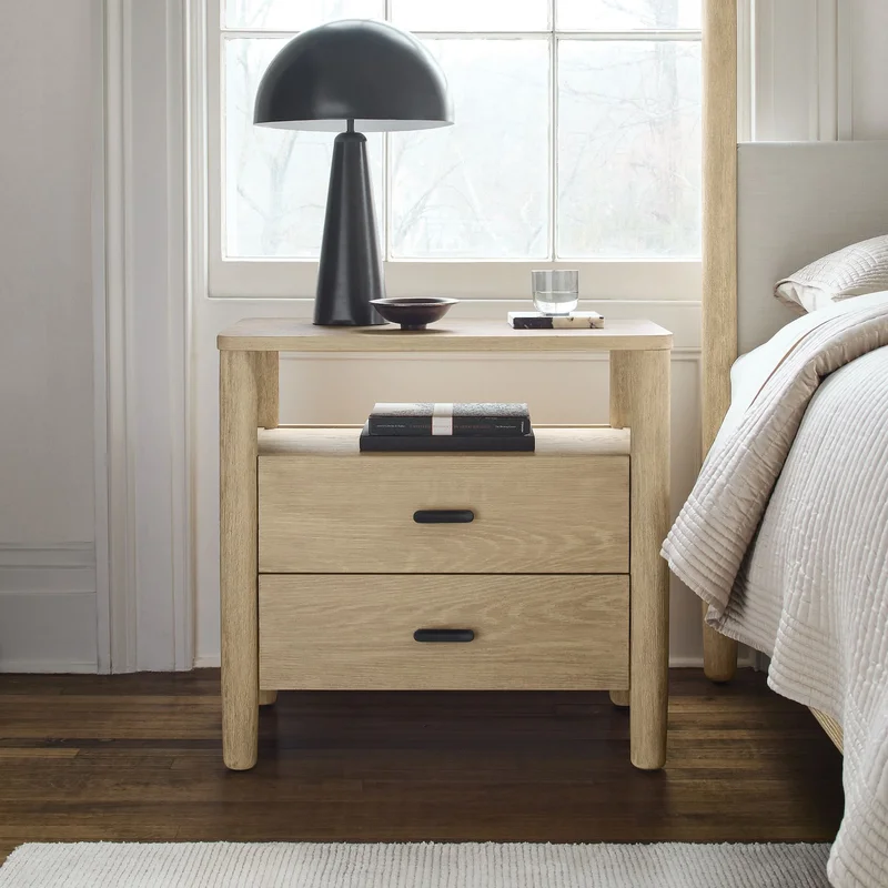 Sheksper Bedside Table for Modernite Living - Wooden bazar