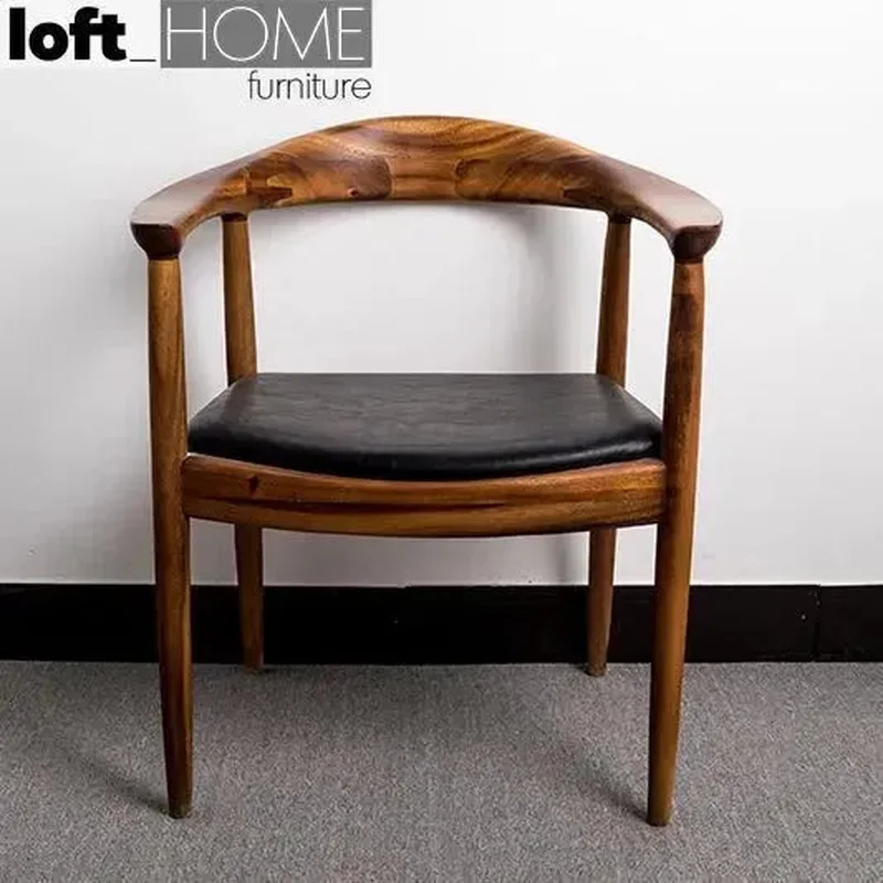 [Clearance] Scandinavian Wood Dining Chair WALNUT PRESIDENT