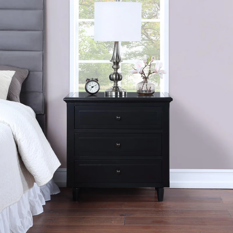 3-Drawer NightstandStorage Wood Cabinet (As Same As WF286783AAB)