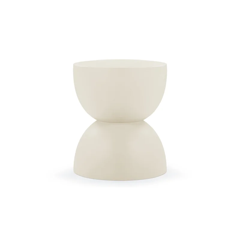 Aura - Aura Outdoor Side Table Alabaster Lightweight Concrete