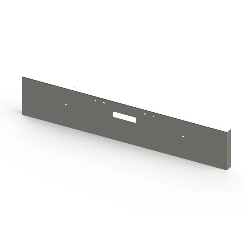 Freightliner Classic 2004 - 2007 18" Boxed End Chrome Plated Carbon Steel Bumper with Step Hole