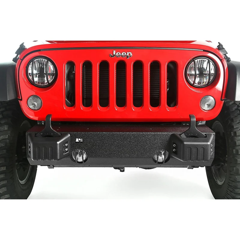 XHD Front Bumper Base Tow Point Covers by Rugged Ridge ('07-'18 Jeep Wrangler JK)