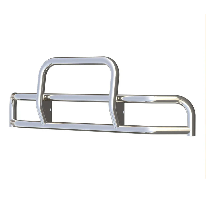 Tuff Guard II Polished Stainless Grill Guard with 38-Degree Bend