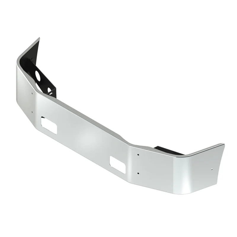 16" Peterbilt 387 SBA 2002-2010 Chrome Bumper with Tow Pin Holes
