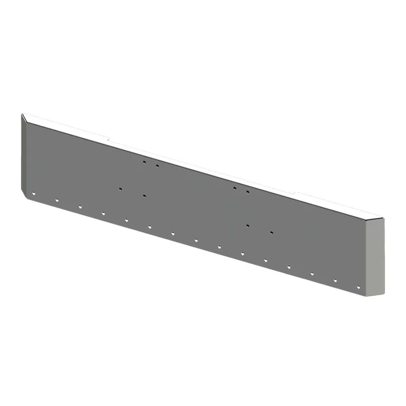 18" Freightliner Classic 1994-2003 Mitered End Chrome Bumper with Fifteen 3/4" Light Cutouts