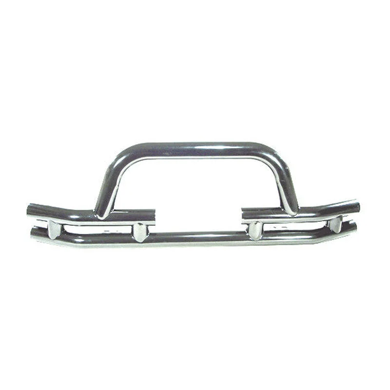 Tube Front Winch Bumper 3 Inch Stainless Steel by Rugged Ridge ('76-'06 Jeep Wrangler CJ YJ TJ)