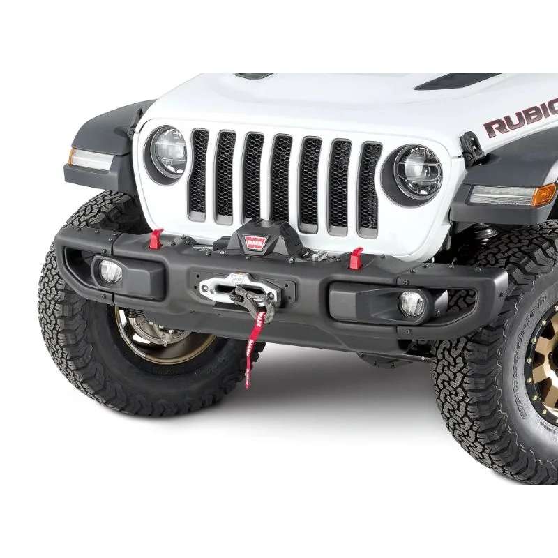 WARN 101255 Winch Mount Plate for 18-20 Jeep Wrangler JL with Factory Steel Bumper