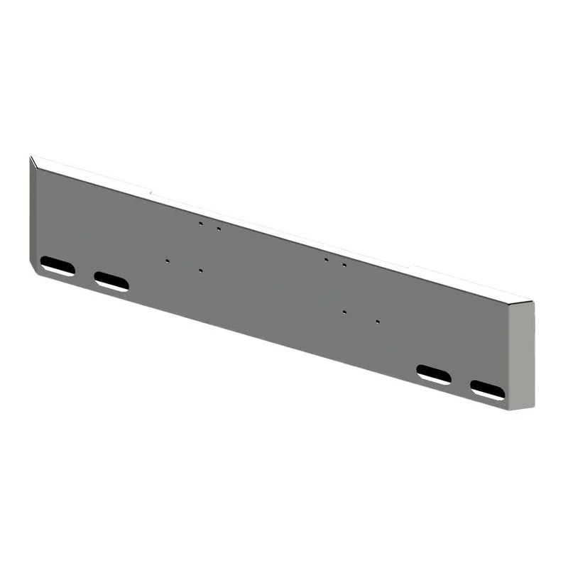 18" Freightliner Classic 1994-2003 Mitered End Chrome Bumper with Four Oval Light Cutouts