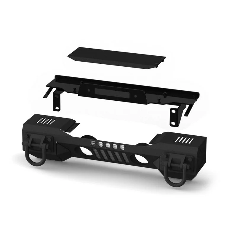 XHD Aluminum Front Bumper Winch Mount by Rugged Ridge ('07-'18 Jeep Wrangler JK)