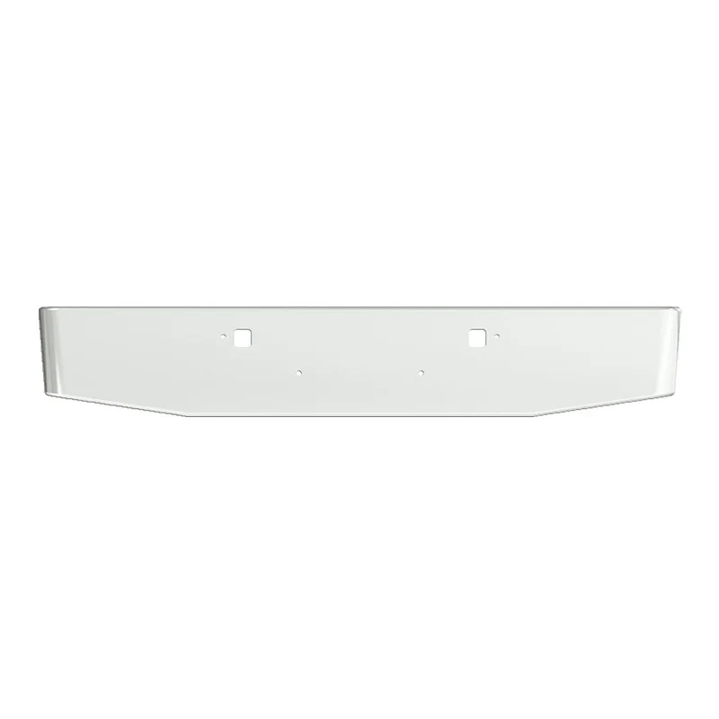 16" Tapered Texas Square Peterbilt Stainless Steel Bumper With Tow Holes