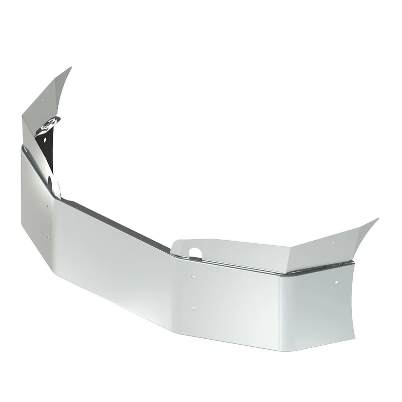 18" FL Cascadia SBA 2017 and Newer Chrome Bumper with Tow Hole