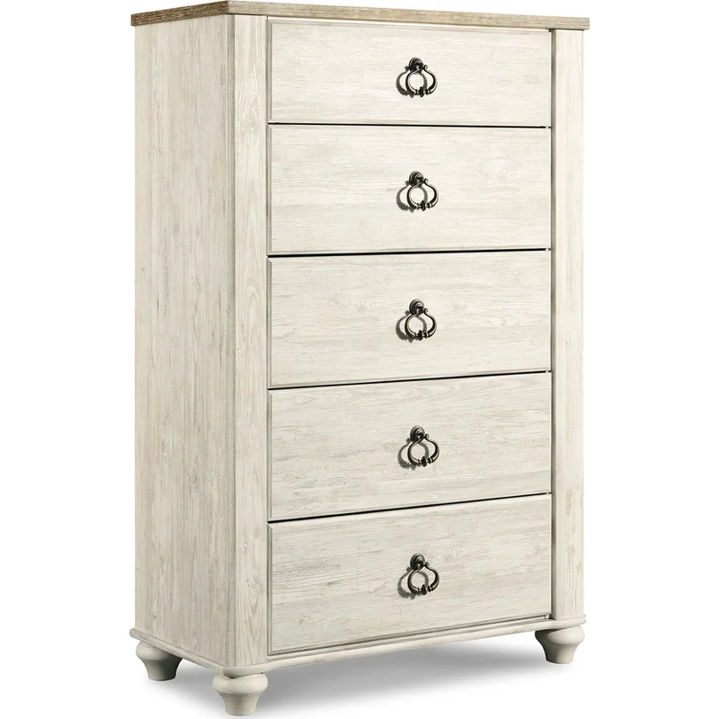 Willowton Chest - White Washed
