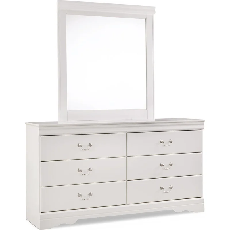 Anarasia Dresser and Mirror - White