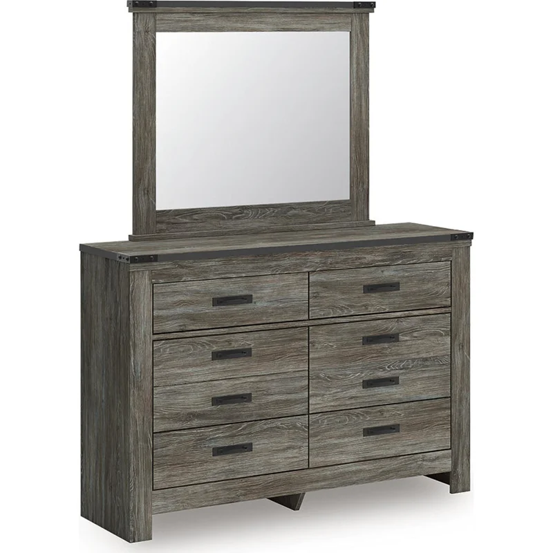 Frandern Dresser and Mirror - Gray