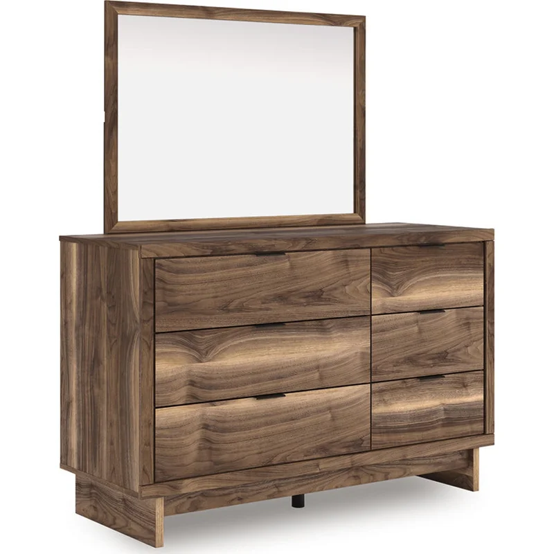 Chirason Dresser and Mirror - Brown