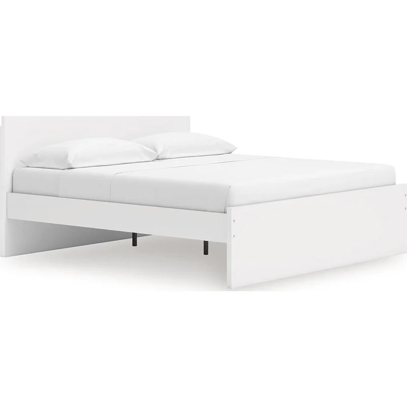 Onita King Platform Bed - White