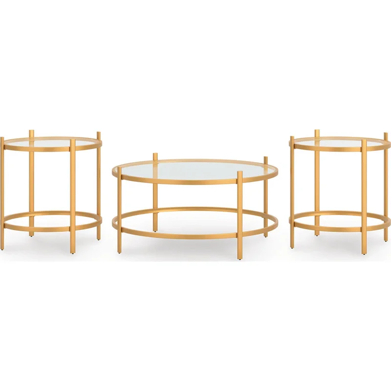 Pearlox 3 Pack Tables - Gold
