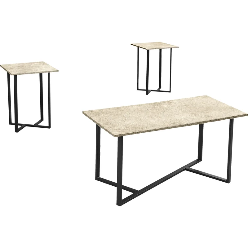 Seru 3 Pack Tables - Cream