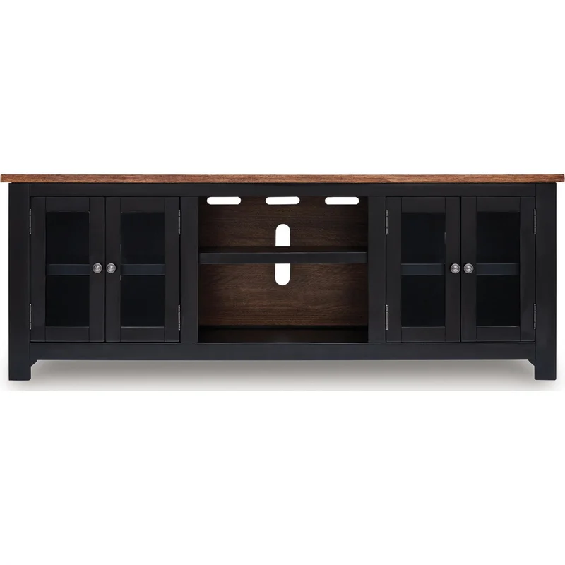 Wildenauer TV Stand - Brown/Black