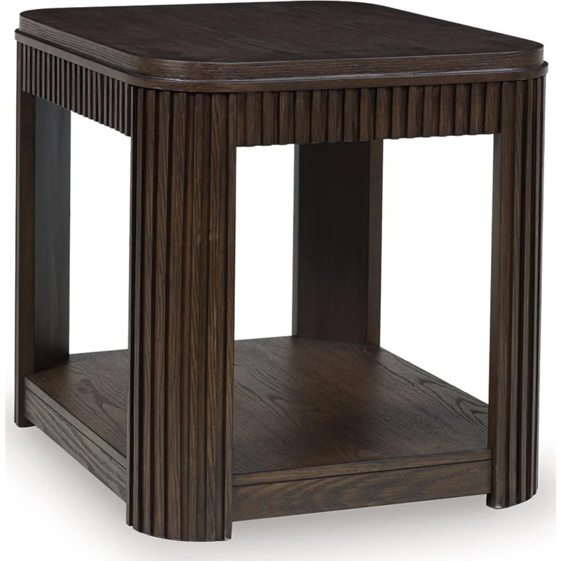 Carlibrie End Table - Warm Brown