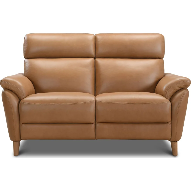 Muse Power Reclining Loveseat With Power Headrest - Texas Toffee