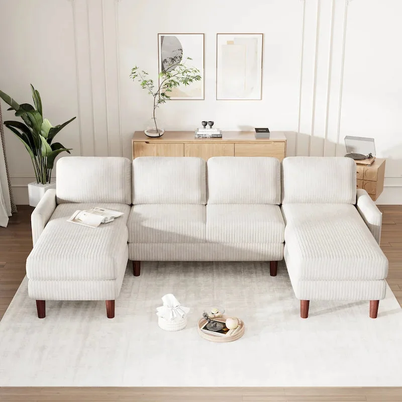 103W U-shaped Cushion Combination Sofa