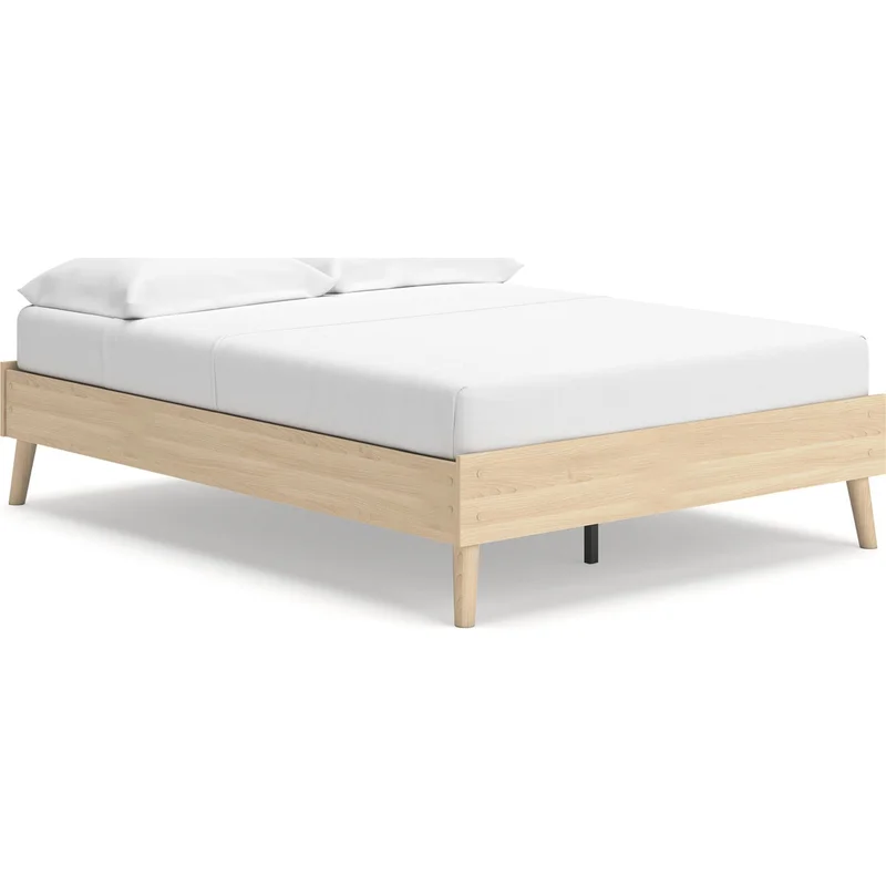 Cabinella Full Platform Bed - Tan