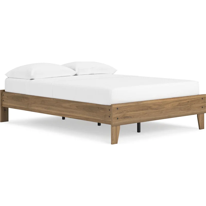 Deanlow Full Platform Bed - Honey