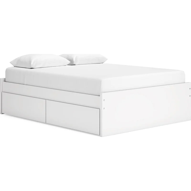 Onita Queen Storage Bed - White