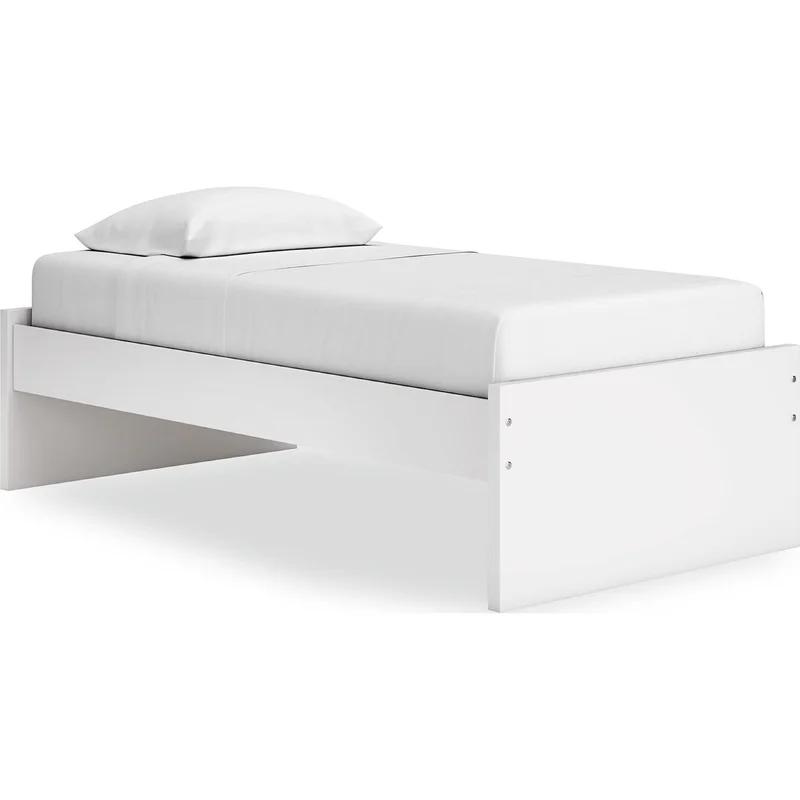 Onita Twin Platform Bed - White
