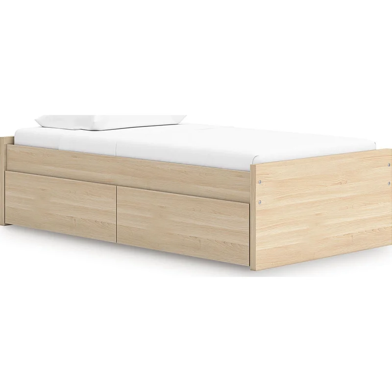 Onita Twin Storage Bed - Natural