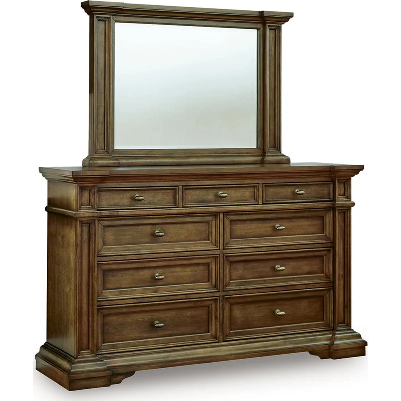 Frantanna Dresser and Mirror - Brown