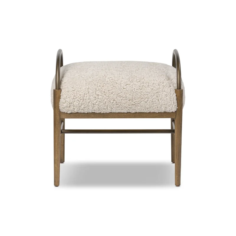 Amber Lewis x Four Hands Demi Accent Stool