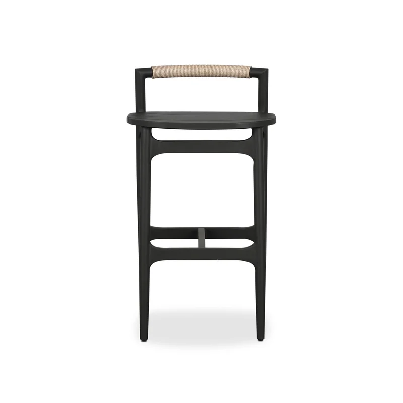 Baden Outdoor Bar and Counter Stool with Metal Base