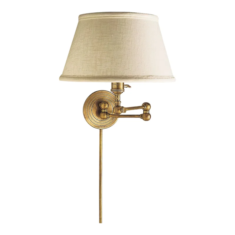 Visual Comfort Signature x Chapman and Myers Boston Swing Arm Wall Sconce