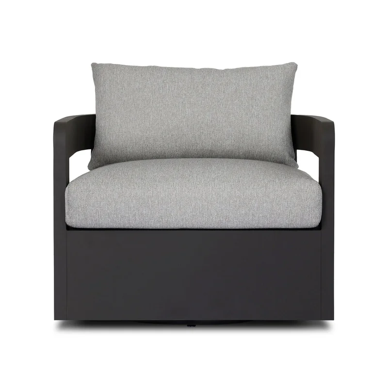 Jackson Outdoor Swivel Chair with Metal Base