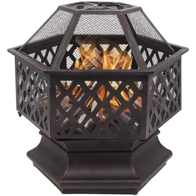 24" Metal Fire Pit